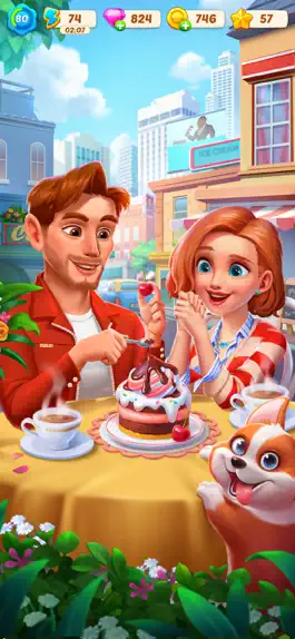 Game screenshot Gossip Cafe Merge mod apk