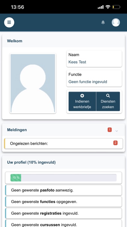 ZiE WERK APP