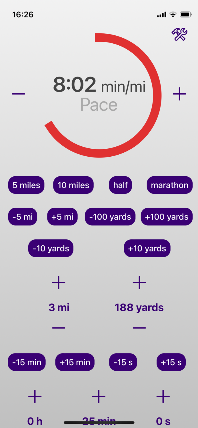 Pace Running Calculator