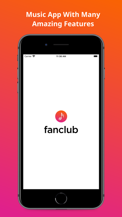 Screenshot 1 of fanclub music App