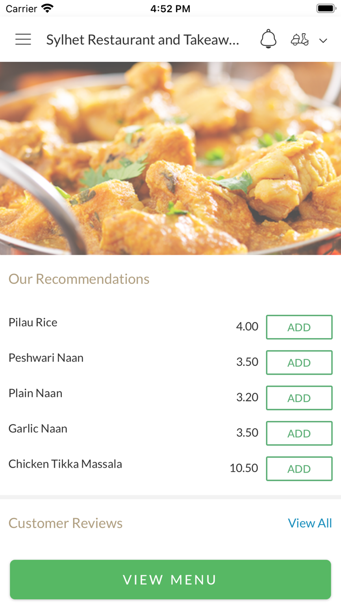 Sylhet Restaurant andTakeaway.