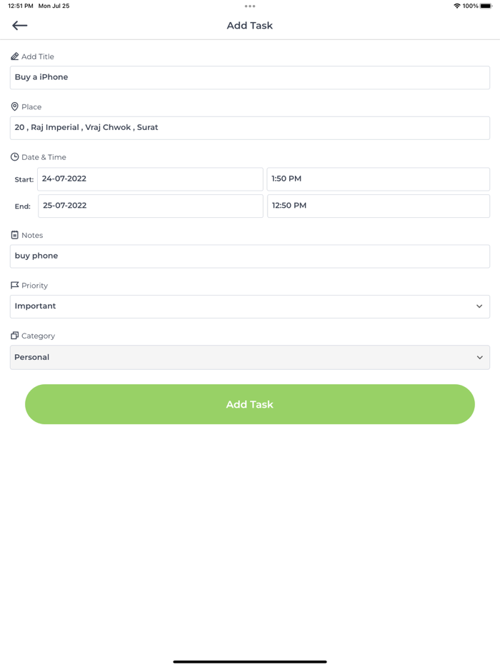 Todo Task Manager TaskReminder