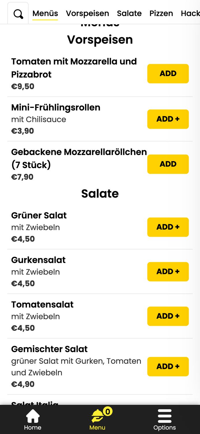 Central Pizza Langenzenn