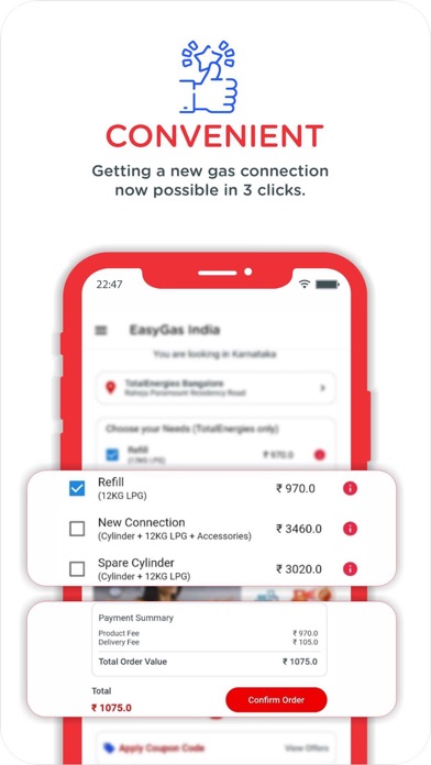 Easygas India - LPG Delivery Screenshot