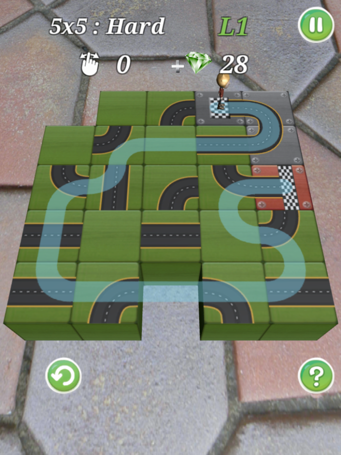 Run - Slide Puzzle 3D