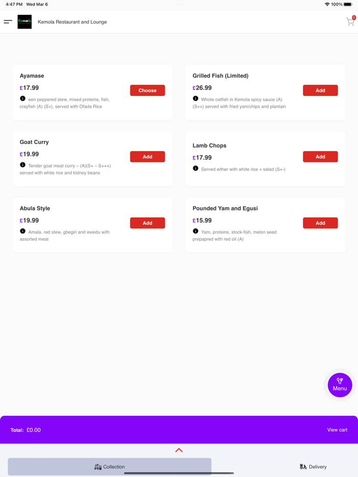 Kemola Restaurant and Lounge