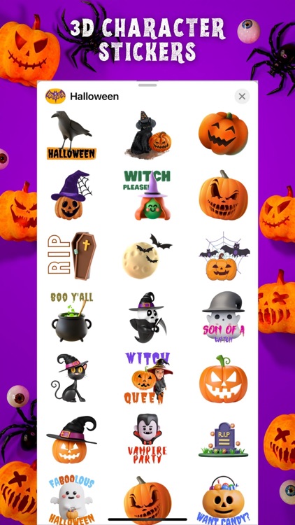 Happy Halloween Quote Stickers screenshot-4
