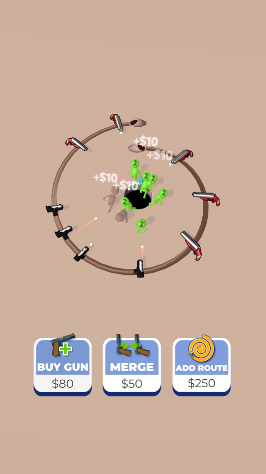 #1. Gun Around (iOS) 由: Upperpik Oyun Yazilim ve Pazarlama Ticaret Anonim Sirketi