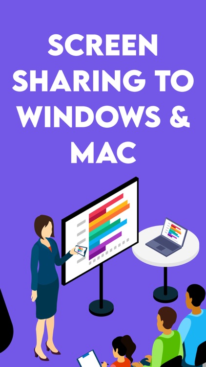 Screen Mirroring Mac,PC,Desk