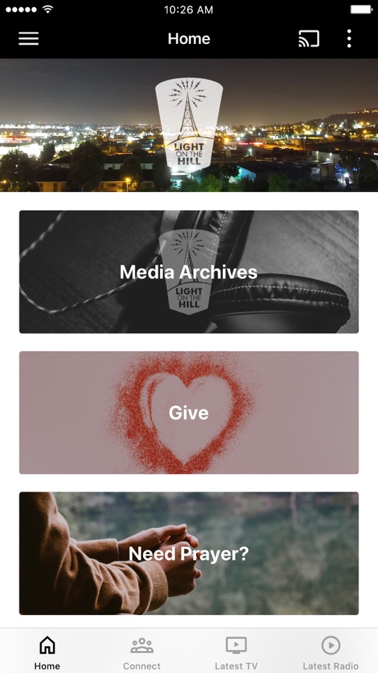 #1. Light on the Hill Radio App (iOS) 由: Calvary Chapel Signal Hill