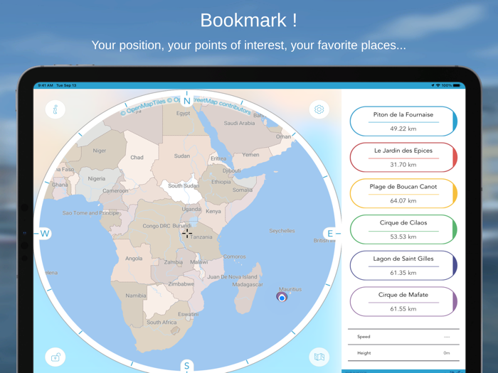 La Réunion OffLine Map