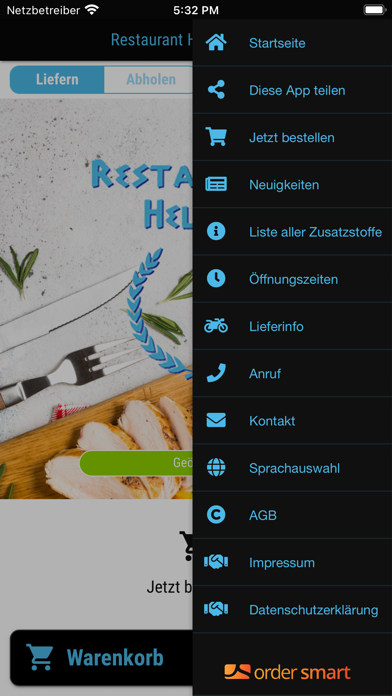 Restaurant Hellas Lübeck Screenshot