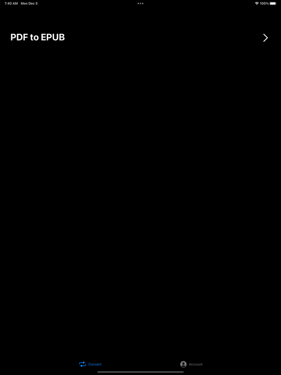 PDF to EPUB Converter . iPad screenshot 4 - Productivity app