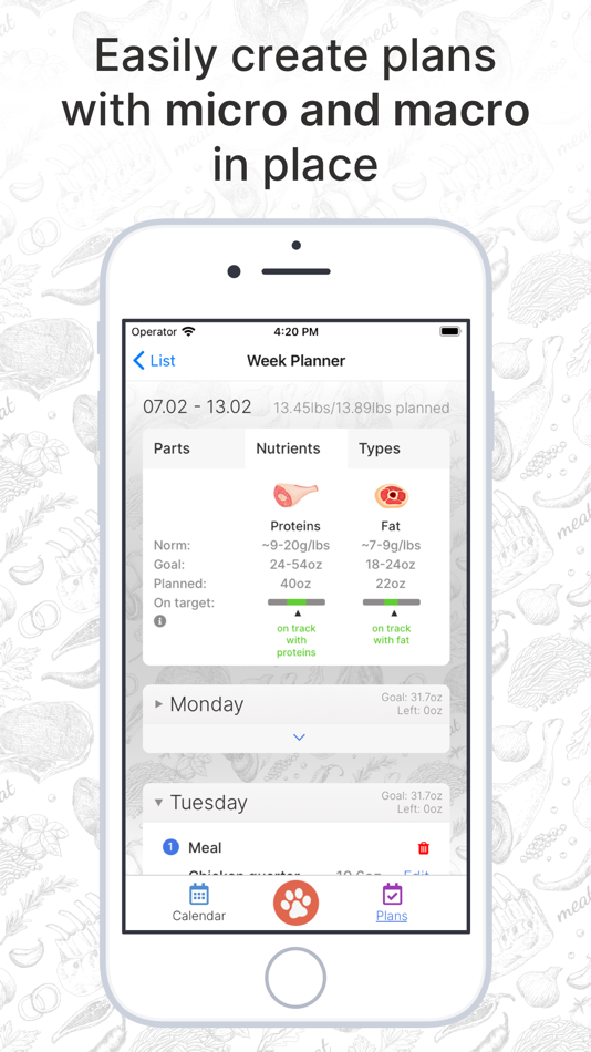 #3. BarfPlan (iOS) 由: Tomasz Niezurawski