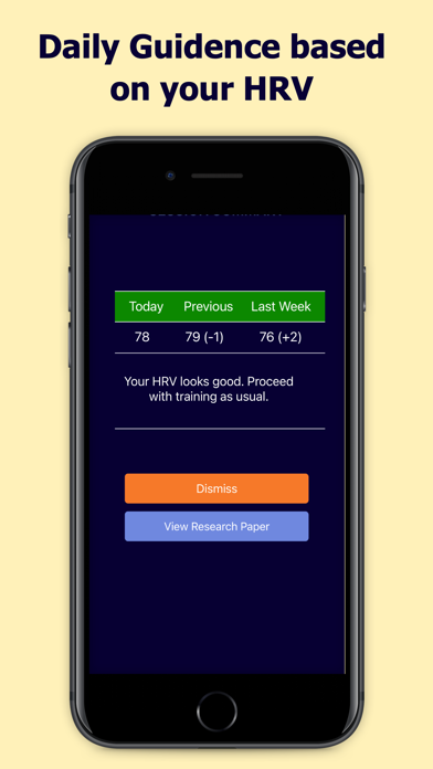 BradBeat HRV Screenshot