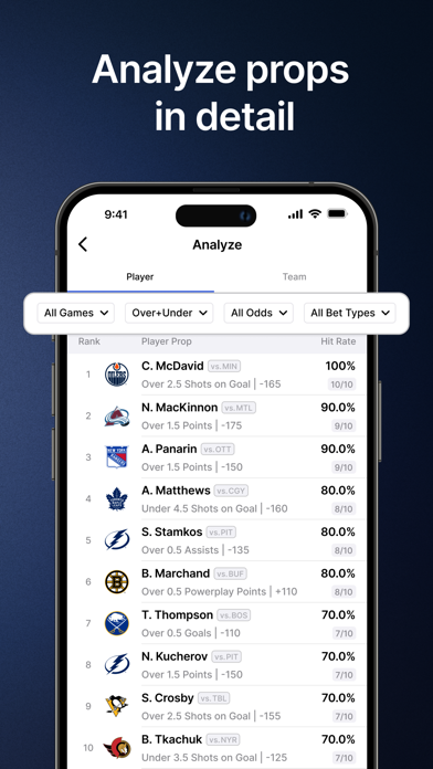 Linemate: Find Your Next Bet Screenshot