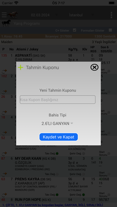 Ganyan Canavarı - At Yarışları Screenshot