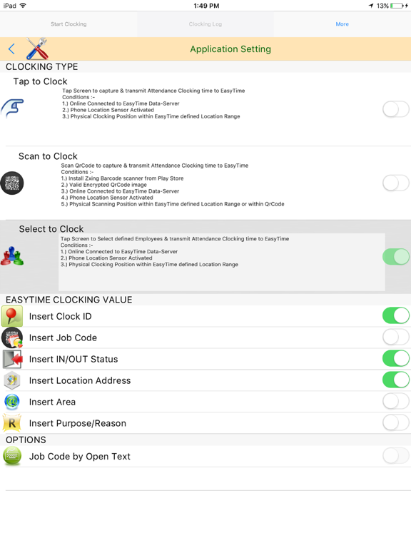 App screenshot