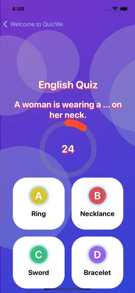 Game screenshot QuizWe apk