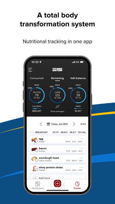 Fit Body Nutrition Screenshot