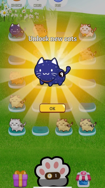 Idle Cat - Merge 2 Cats