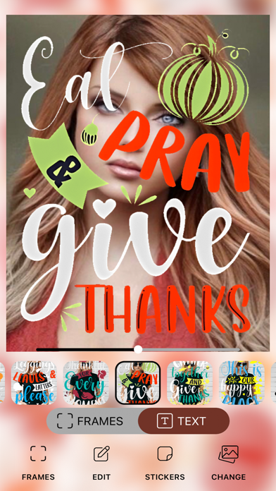 ThanksGiving Frames & Wishes Screenshot