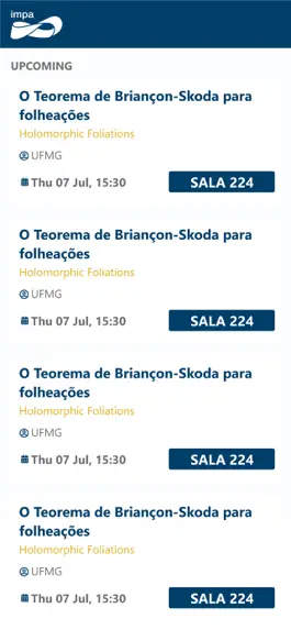 Game screenshot IMPA Seminário apk