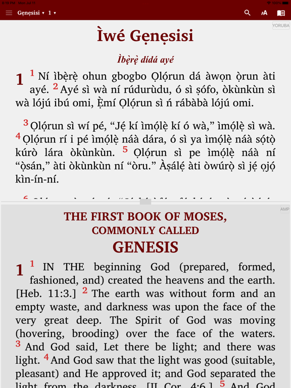 Screenshot #4 pour Yoruba & English Bible