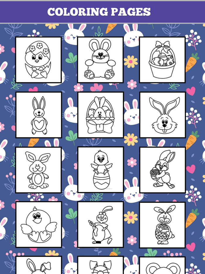 Easter Coloring Book Games