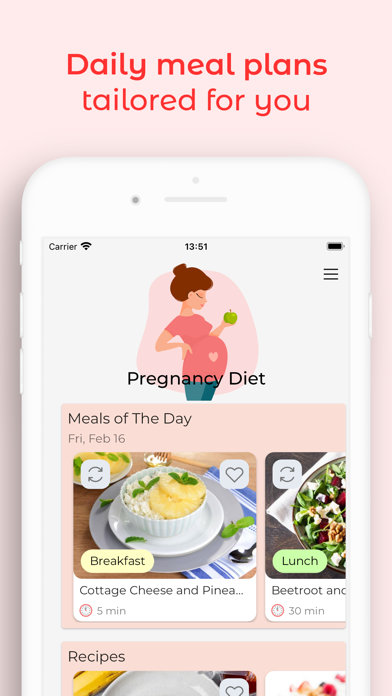 Pregnancy Diet: Recipes, Foods Screenshot
