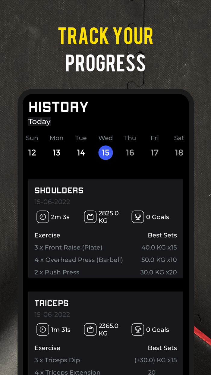 Strong Home Workout Tracker