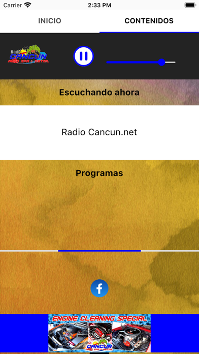 Radio Cancun.net Screenshot