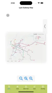 lyon subway map iphone screenshot 2
