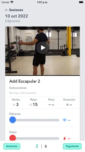Fisiotrack Go screenshot 3