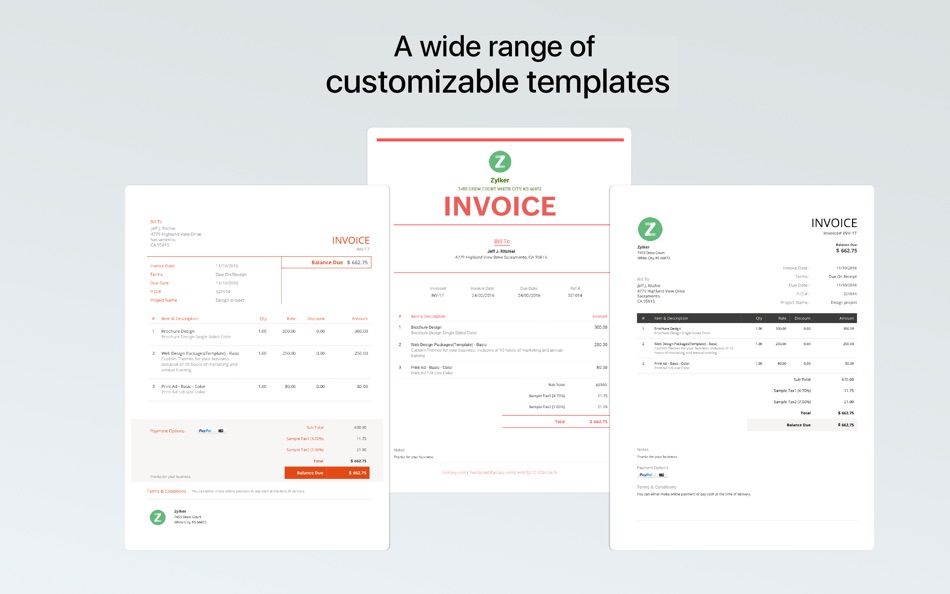 #3. Zoho Invoice — Invoicing App (macOS) 由: Zoho Corporation