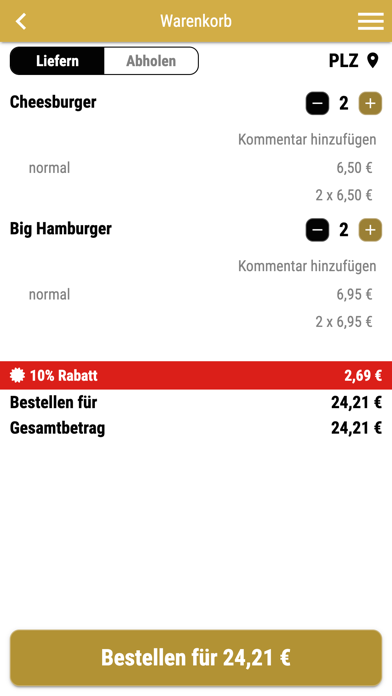 Hit Pizza and Burger Halle Screenshot