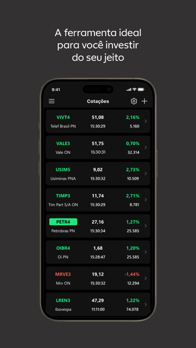 Warren Home Broker Screenshot