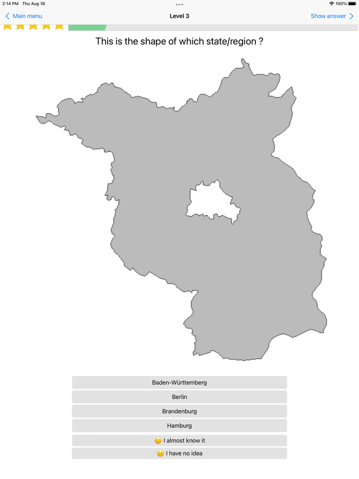 OneMileNorth Germany Quiz