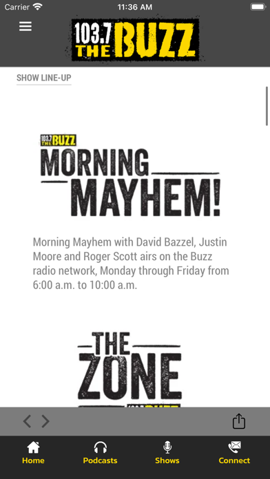 103.7 The Buzz KABZ FM Screenshot
