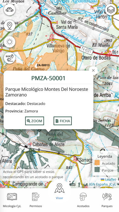 Micología CyL Screenshot