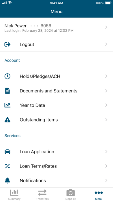 Guthrie Federal Credit Union Screenshot