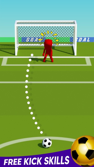 Crazy Goal Kick Soccer Penalty Screenshot