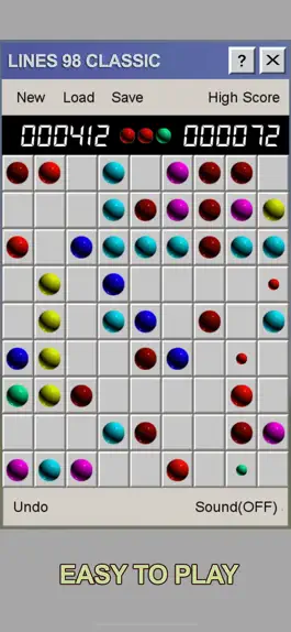 Game screenshot Line 98: Color Balls Standard apk