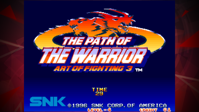 ART OF FIGHTING 3 ACA NEOGEO