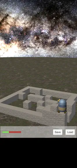 Game screenshot The robot on the planet apk