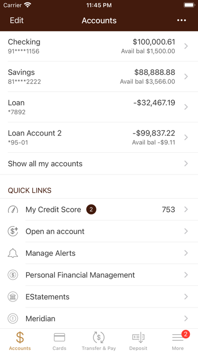 Security State Bank Wyoming Screenshot