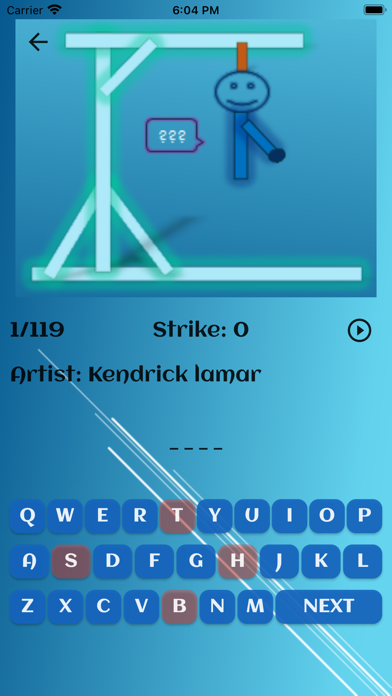 HangMan Music Screenshot 4 - AppWisp.com HangMan Music Screenshot 4 - AppWisp.com