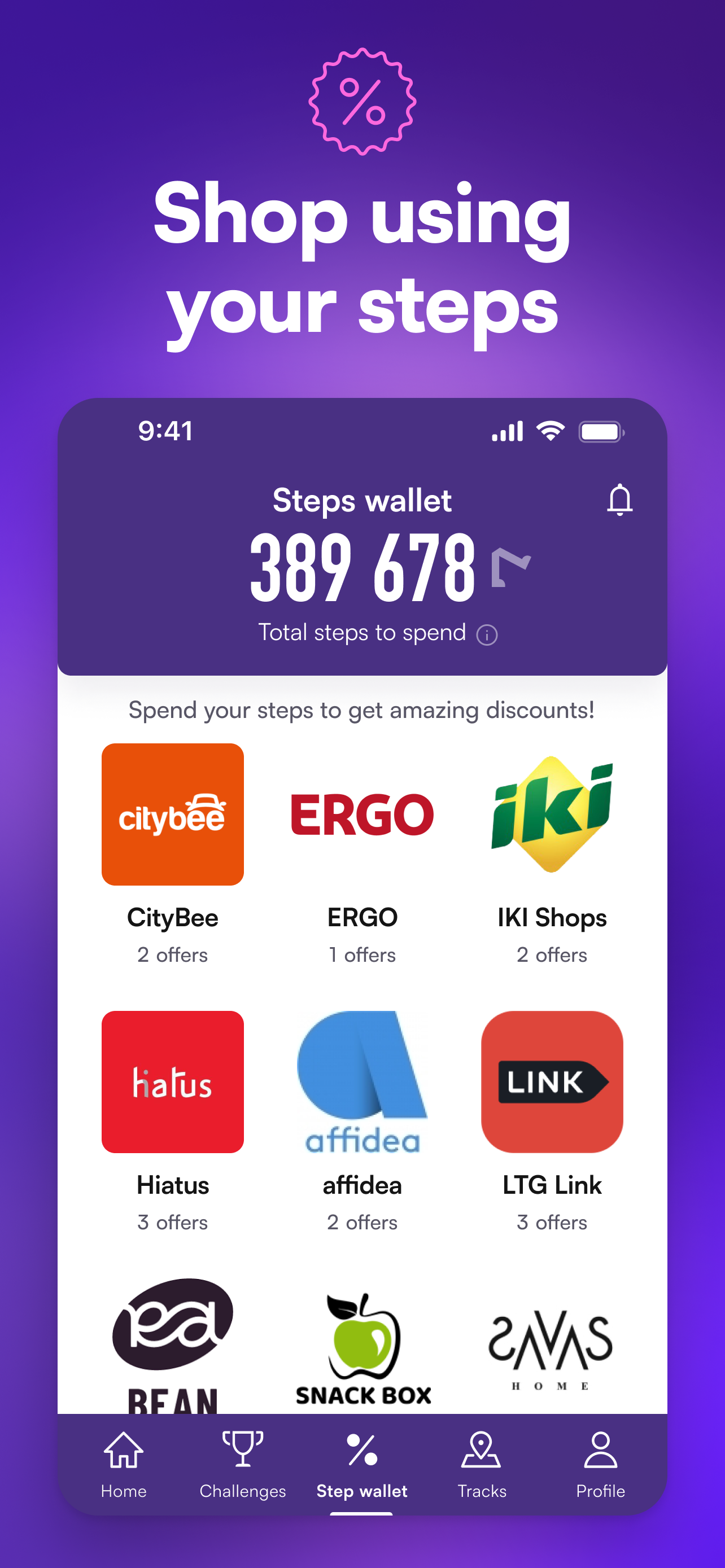 #walk15 – Useful Steps App