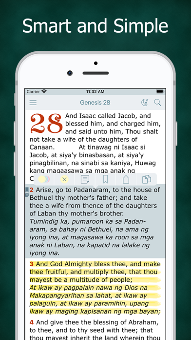 Tagalog English Bible - Biblia Screenshot 1 - AppWisp.com Tagalog English Bible - Biblia Screenshot 1 - AppWisp.com
