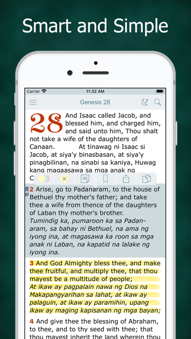 Screenshot #1 pour Tagalog English Bible － Biblia